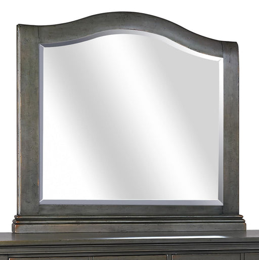 Aspenhome Oxford Arched Mirror in Peppercorn image