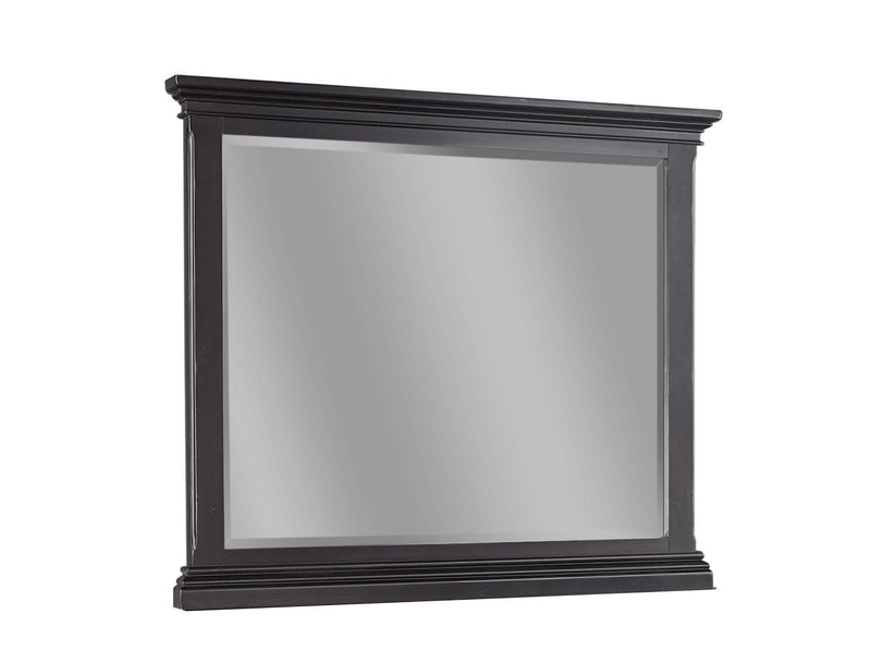 Aspenhome Oxford Landscape Mirror in Black - Furniture City (CA)l
