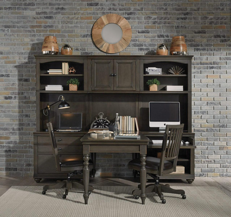 Aspenhome Oxford Modular Wall in Peppercorn - Furniture City (CA)l