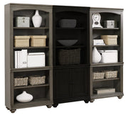Aspenhome Oxford Open Bookcase in Peppercorn - Furniture City (CA)l