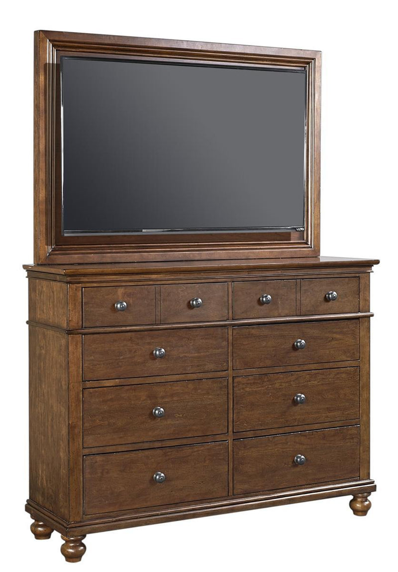 Aspenhome Oxford 8 Drawer Chesser in Whiskey Brown - Furniture City (CA)l