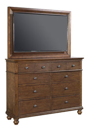 Aspenhome Oxford TV Frame in Whiskey Brown - Furniture City (CA)l