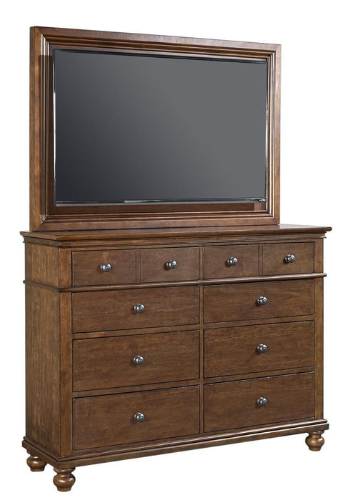 Aspenhome Oxford TV Frame in Whiskey Brown