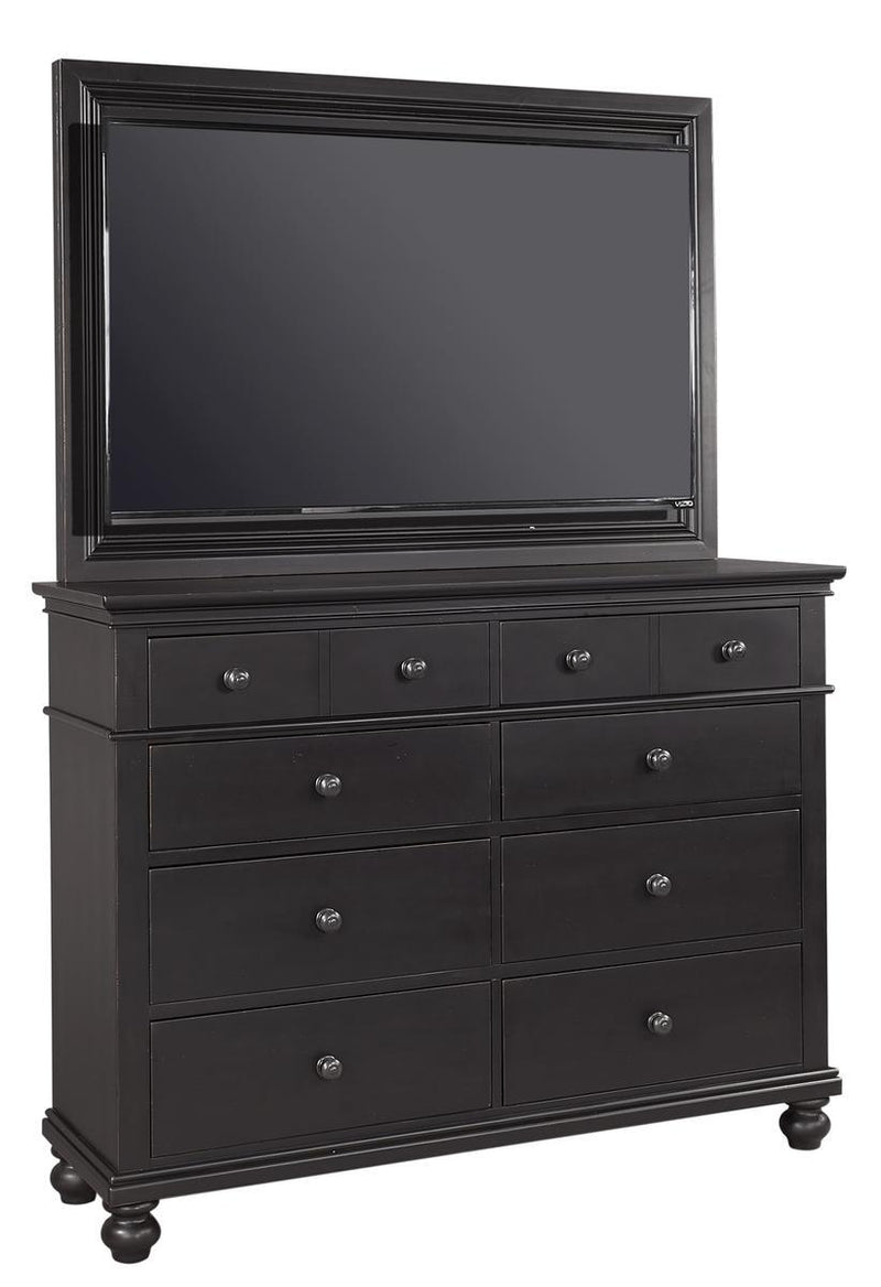 Aspenhome Oxford Chesser in Black - Furniture City (CA)l