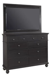 Aspenhome Oxford TV Frame w/TV Mount for -455 in Black - Furniture City (CA)l