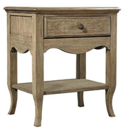 Aspenhome Provence 1 Drawer Nightstand in Patine - Furniture City (CA)l