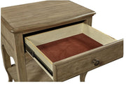 Aspenhome Provence 1 Drawer Nightstand in Patine - Furniture City (CA)l