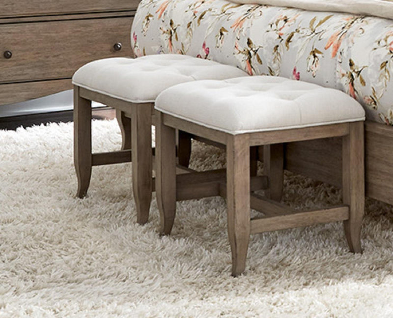 Aspenhome Provence Bench in Patine - Furniture City (CA)l