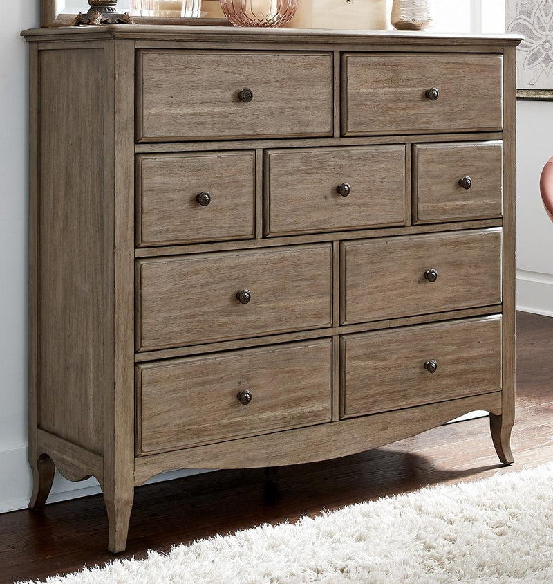 Aspenhome Provence 9 Drawer Tall Chesser in Patine - Furniture City (CA)l