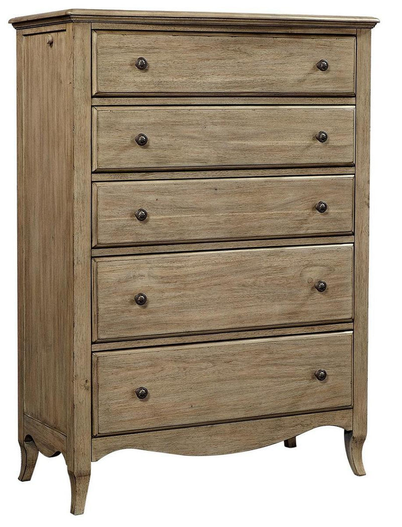 Aspenhome Provence 5 Drawer Chest in Patine - Furniture City (CA)l
