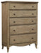 Aspenhome Provence 5 Drawer Chest in Patine image