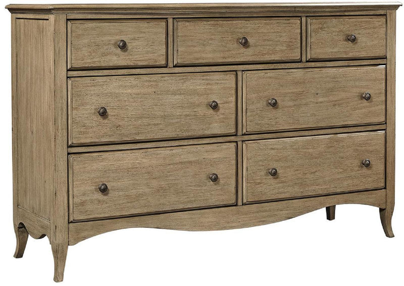 Aspenhome Provence 7 Drawer Dresser in Patine - Furniture City (CA)l