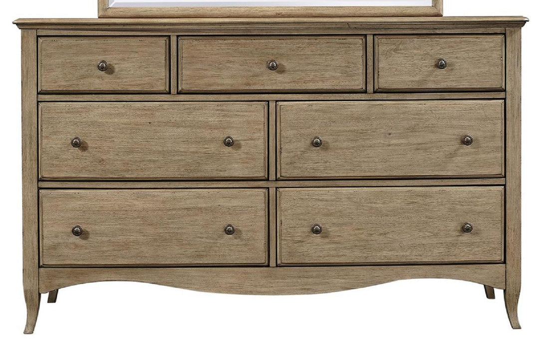 Aspenhome Provence 7 Drawer Dresser in Patine