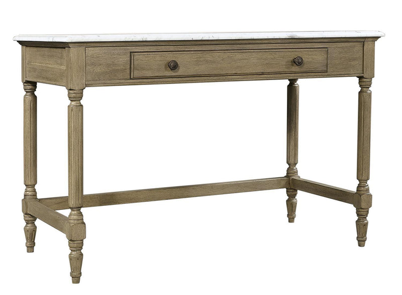 Aspenhome Provence Writing Desk with Marble Top - Furniture City (CA)l