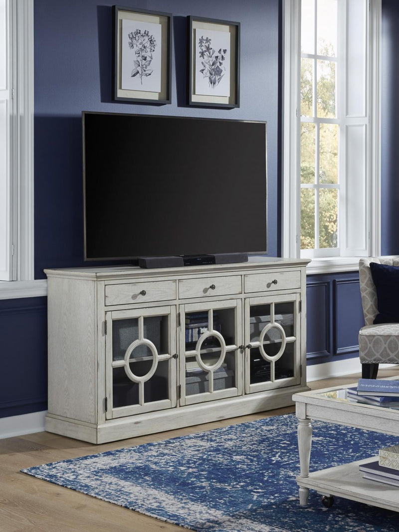 Aspenhome Radius 66'Console in White - Furniture City (CA)l
