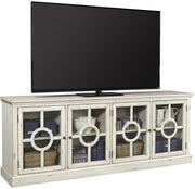 Aspenhome Radius 86'Console in White - Furniture City (CA)l