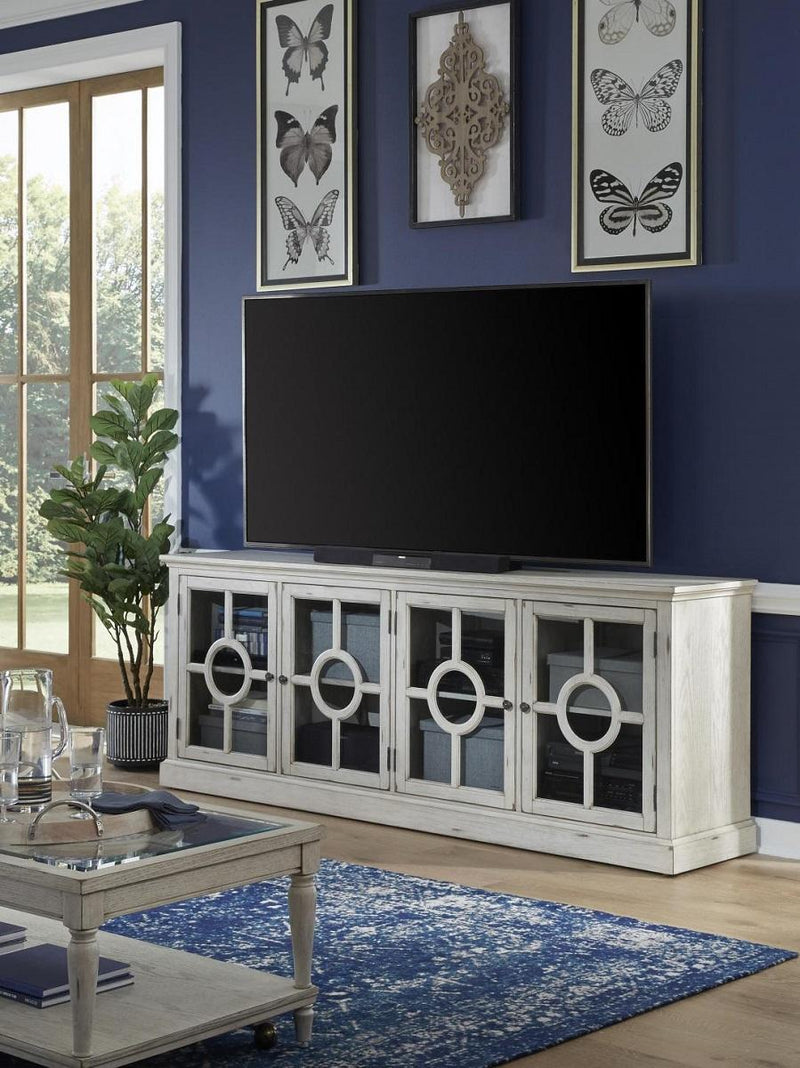 Aspenhome Radius 86'Console in White - Furniture City (CA)l