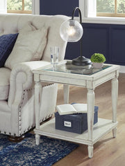 Aspenhome Radius End Table in White - Furniture City (CA)l
