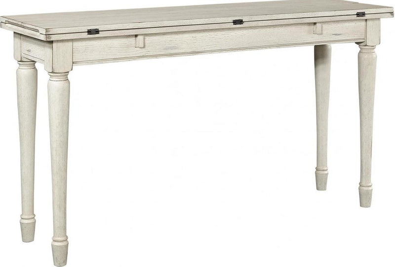 Aspenhome Radius Flip Top Sofa Table in White - Furniture City (CA)l