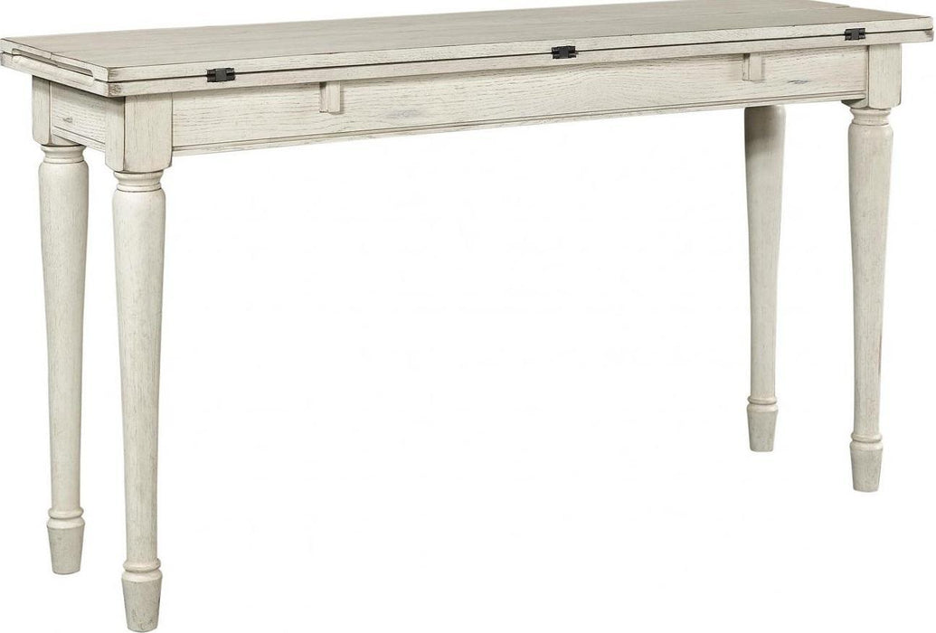 Aspenhome Radius Flip Top Sofa Table in White