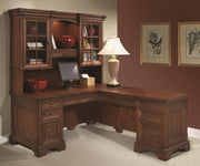 Aspenhome Richmond 66" Computer L-Shaped Desk  in Charleston Brown/308 - Furniture City (CA)l