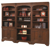 Aspenhome Richmond Bookcase Wall in Charleston Brown - Furniture City (CA)l