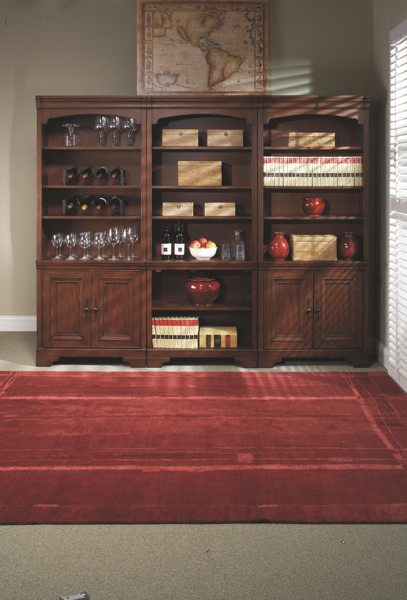 Aspenhome Richmond Bookcase Wall in Charleston Brown - Furniture City (CA)l