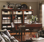 Aspenhome Richmond Door Bookcase in Charleston Brown - Furniture City (CA)l