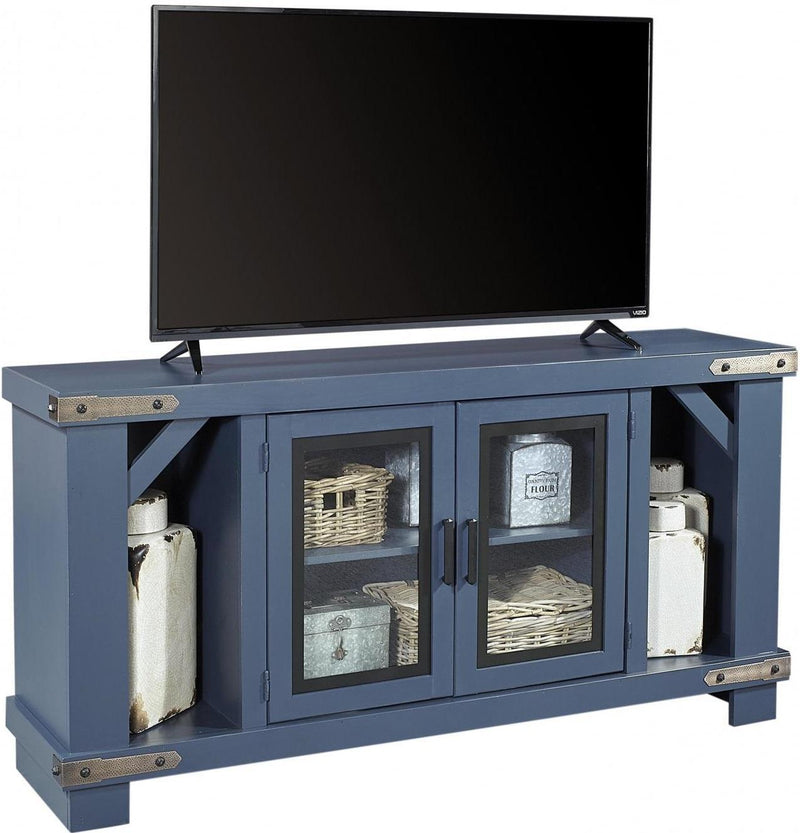 Aspenhome Sawyer 64"Console in Malta Blue - Furniture City (CA)l
