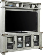 Aspenhome Sawyer 78"Console and Hutch in Lighthouse Grey - Furniture City (CA)l