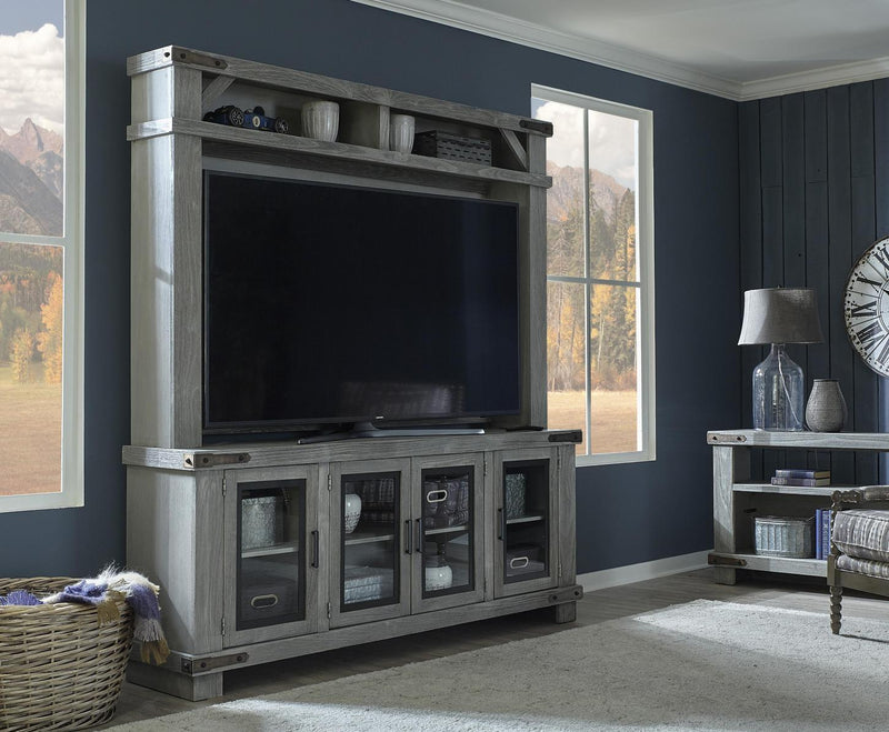 Aspenhome Sawyer 78"Console in Lighthouse Grey - Furniture City (CA)l