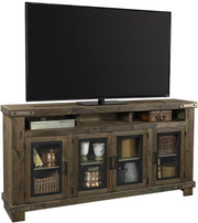 Aspenhome Sawyer 78"Highboy Console in Brindle - Furniture City (CA)l