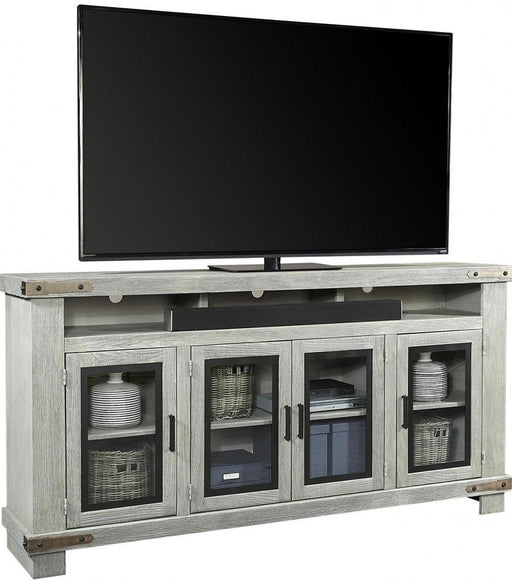 Aspenhome Sawyer 78"Highboy Console in Lighthouse Grey image