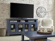 Aspenhome Sawyer 78"Highboy Console in Malta Blue - Furniture City (CA)l