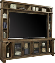Aspenhome Sawyer 98"Console and Hutch in Brindle - Furniture City (CA)l