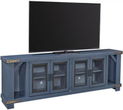 Aspenhome Sawyer 98"Console and Hutch in Malta Blue - Furniture City (CA)l
