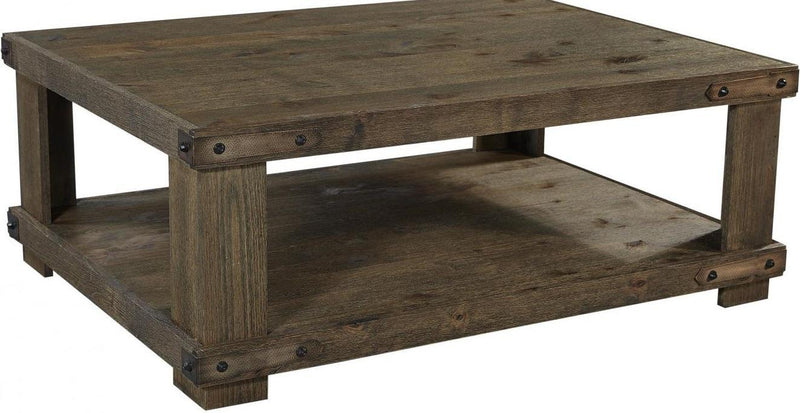Aspenhome Sawyer Cocktail Table in Brindle - Furniture City (CA)l