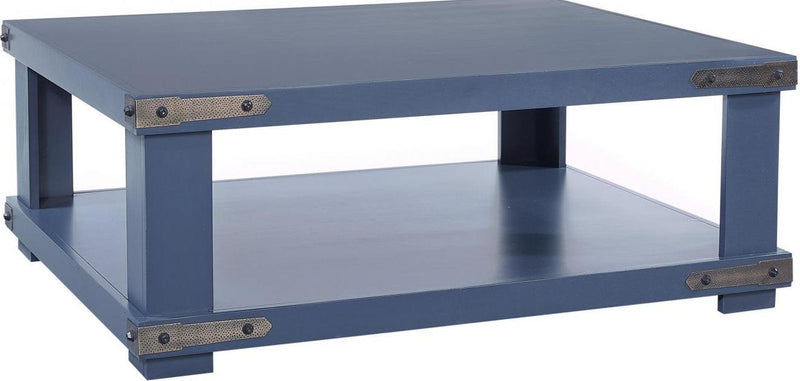 Aspenhome Sawyer Cocktail Table in Malta Blue - Furniture City (CA)l