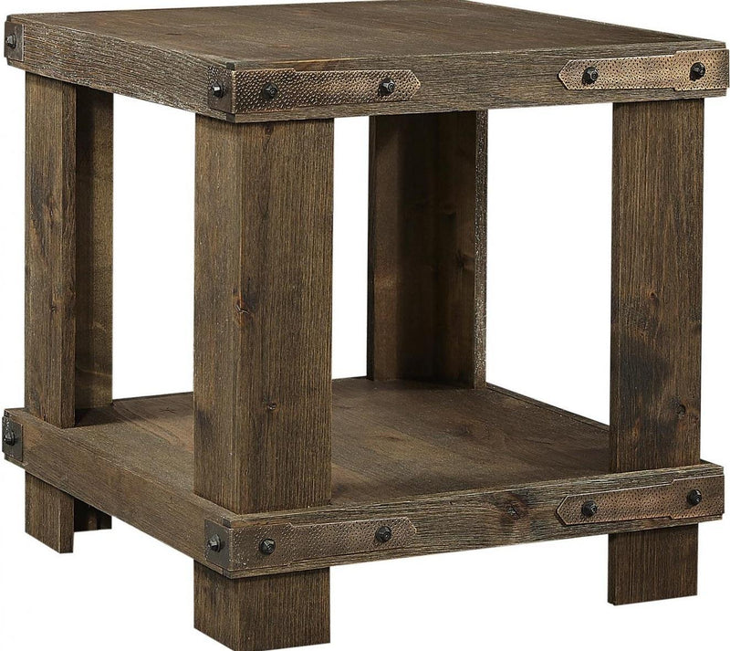 Aspenhome Sawyer End Table in Brindle - Furniture City (CA)l
