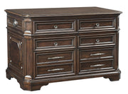 Aspenhome Sheffield Combo File in Warm Rubbed Brown - Furniture City (CA)l