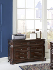 Aspenhome Sheffield Combo File in Warm Rubbed Brown - Furniture City (CA)l