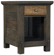 Aspenhome Suffolk Chairside Table in Sandstone - Furniture City (CA)l