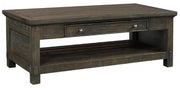 Aspenhome Suffolk Cocktail Table in Sandstone - Furniture City (CA)l