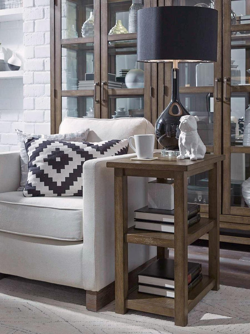 Aspenhome Terrace Point Chairside Table in Tawny - Furniture City (CA)l
