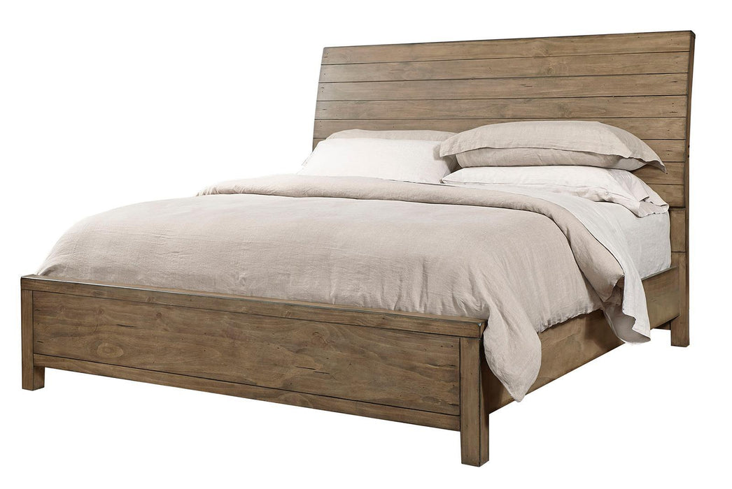 Aspenhome Tildon Queen Sleigh Bed in Mink