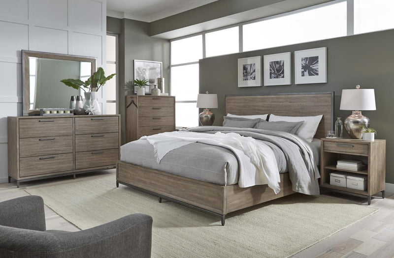 Aspenhome Trellis 5 Drawer Chest in Desert Brown - Furniture City (CA)l