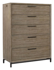 Aspenhome Trellis 5 Drawer Chest in Desert Brown - Furniture City (CA)l