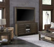Aspenhome Tucker 66" Console with TV Backer in Bark - Furniture City (CA)l