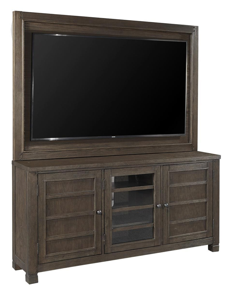 Aspenhome Tucker 66" Console with TV Backer in Bark - Furniture City (CA)l