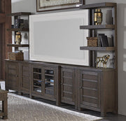 Aspenhome Tucker 75" Console Wall in Bark - Furniture City (CA)l